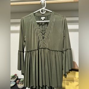 Boho Baby Doll Style Top